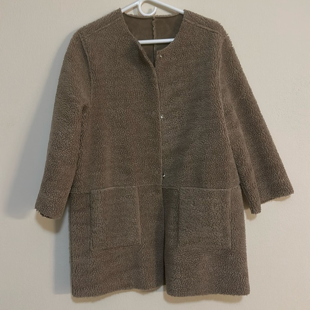 H&M reversible faux Sherpa jacket